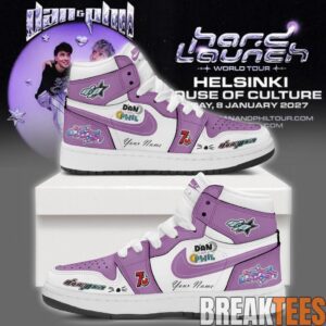 Dan and Phil Announce Hard Launch World Tour Custom AJ1 Shoes