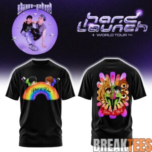 Dan and Phil Announce Hard Launch World Tour Rainbow Shirt 1