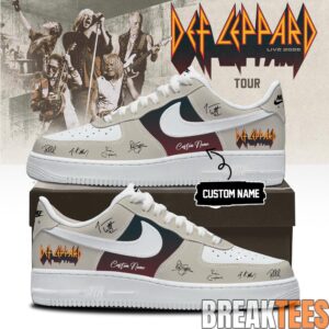 Def Leppard Live 2026 Limited Edition Signature AF1 Shoes 1