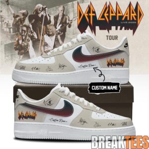 Def Leppard Live 2026 Limited Edition Signature AF1 Shoes 2