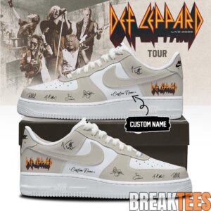 Def Leppard Live 2026 Limited Edition Signature AF1 Shoes 3