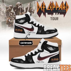 Def Leppard Live 2026 Limited Edition Signature AJ1 Shoes 2