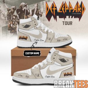 Def Leppard Live 2026 Limited Edition Signature AJ1 Shoes 3
