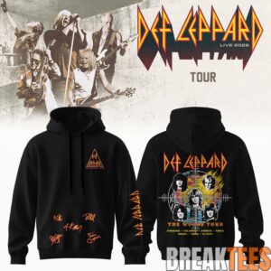 Def Leppard Live 2026 Limited Edition Signature Hoodie