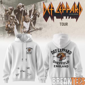 Def Leppard Live 2026 Limited Edition Signature Hoodie 1