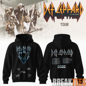 Def Leppard Live 2026 Limited Edition Signature Hoodie 2