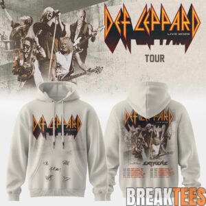 Def Leppard Live 2026 Limited Edition Signature Hoodie 4
