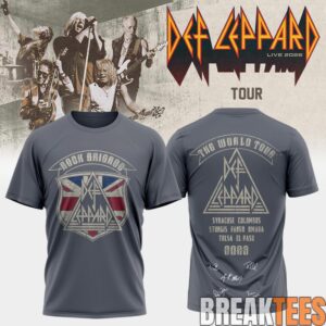 Def Leppard Live 2026 Limited Edition Signature Shirt