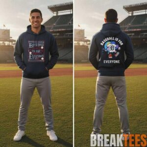 Detroit Tigers 2026 Baseball Is For Everyone Hoodie 1