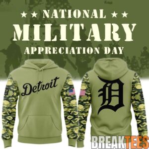 Detroit Tigers 2026 Military Appreciation Night Hoodie