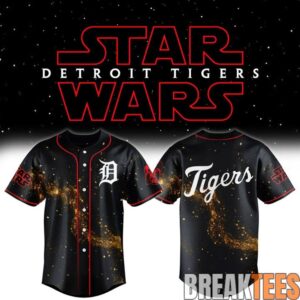 Detroit Tigers Star War Night Baseball Jersey