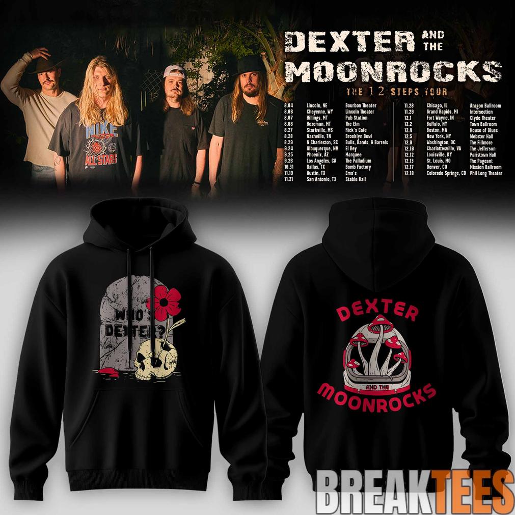Dexter & The Moonrock – The 12 Step Tour 2026 Hoodie Jersey Who’s Dexter Dexter & The Moonrock – The 12 Step Tour 2026 Hoodie Jersey Who’s Dexter