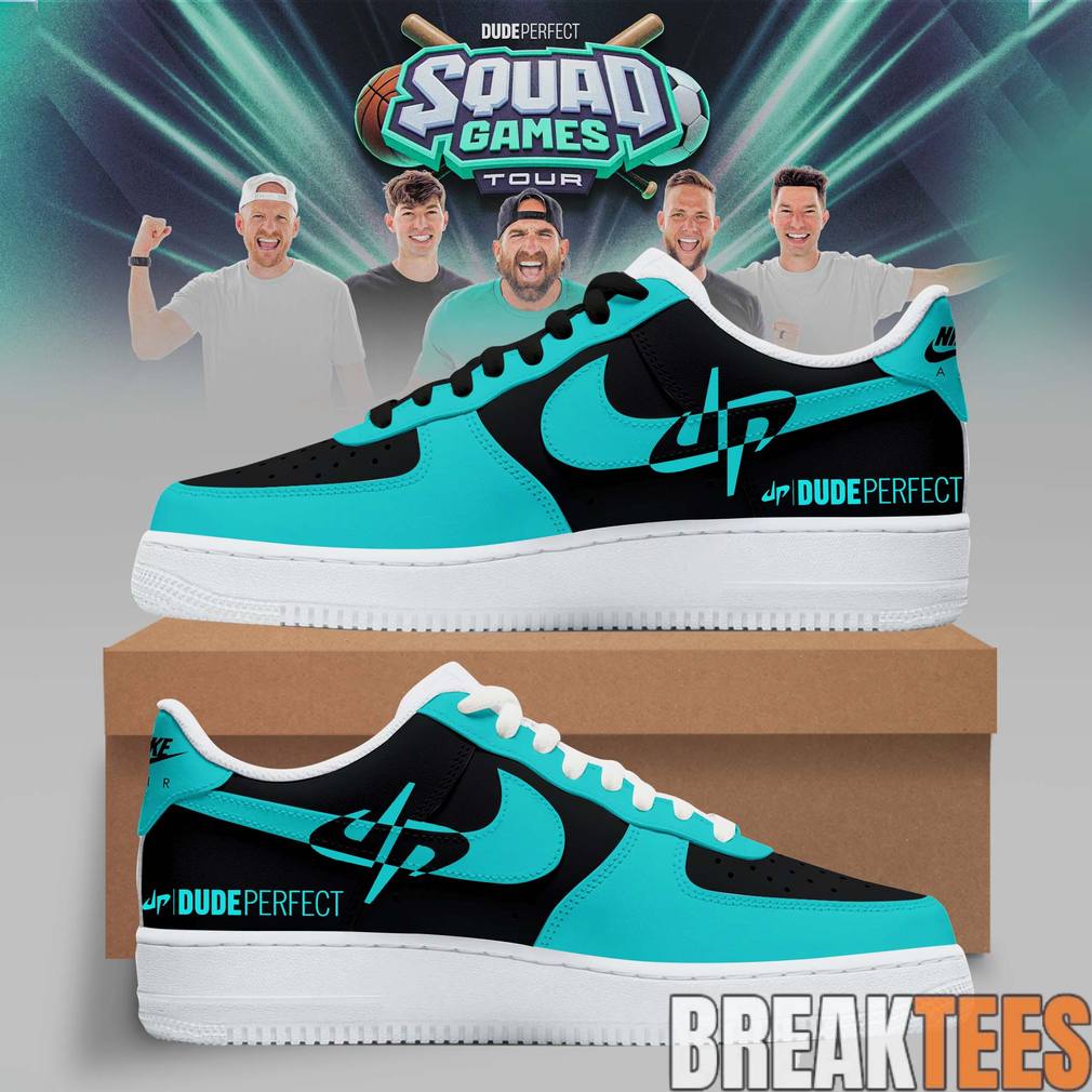 Dude Perfect Squad Game Tour 2026 ‘SEEYA’ Custom Air Force 1 Shoes Dude Perfect Squad Game Tour 2026 ‘SEEYA’ Custom Air Force 1 Shoes