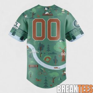 Edmonton Riverhawks 2026 River Valley Tree Hugger Personalized Baseball Jesrey 2