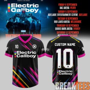 Electric Callboy TANZNEID World Tour 2026 Customize Football Jersey