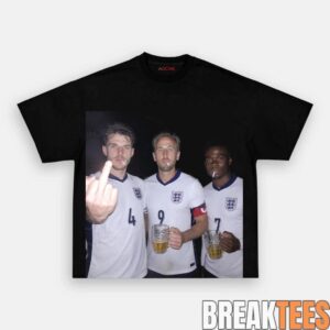 England Chaos Club Black Tee