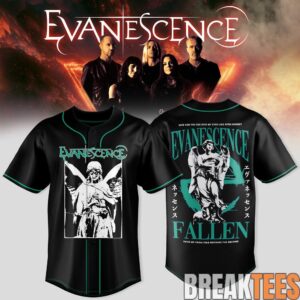 Evanescence 2026 World Tour Sanctuary Exclusive Baseball Jersey