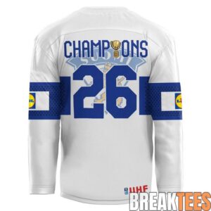 Finland 2026 IIHF World Champions Hockey Jersey 2