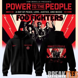Foo Fighters 'Power to the people' Signature Hoodie 1