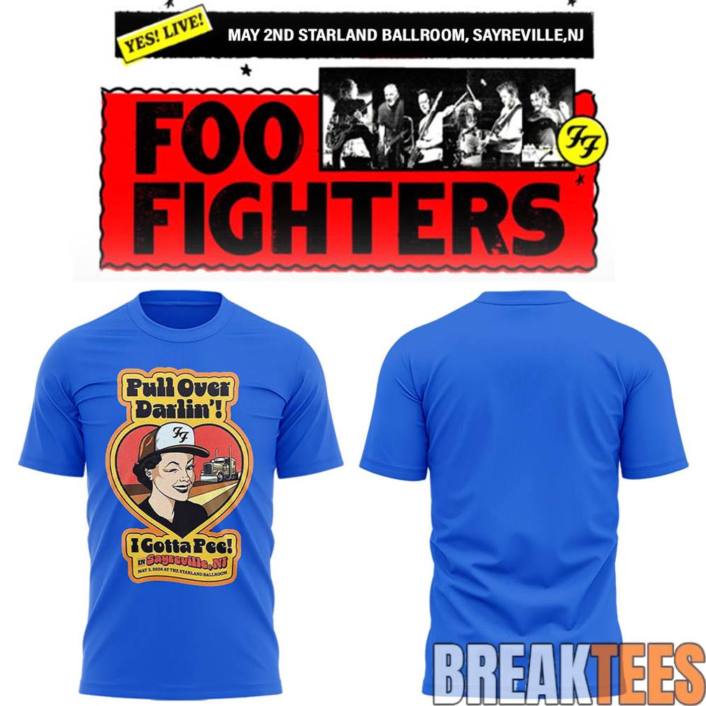 Foo Fighters Secret NJ Show Shirt Foo Fighters Secret NJ Show Shirt