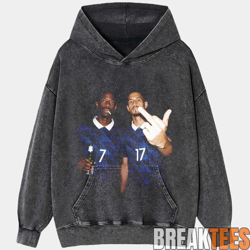 France National Team Dembele x Saliba Drunk Tee France National Team Dembele x Saliba Drunk Tee
