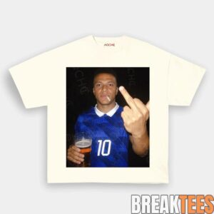 France National Team Mbapp Drunk Middle Finger Tee 1