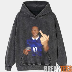 France National Team Mbapp Drunk Middle Finger Tee 3