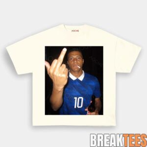 France National Team Mbapp Drunk Middle Finger Tee 6