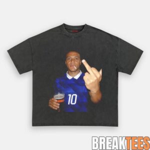 France National Team Mbapp Drunk Middle Finger Tee 10