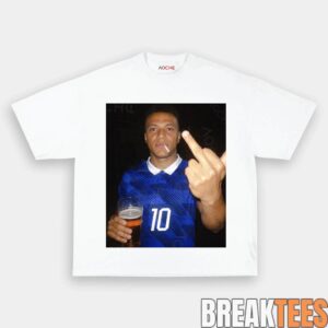 France National Team Mbapp Drunk Middle Finger Tee 11