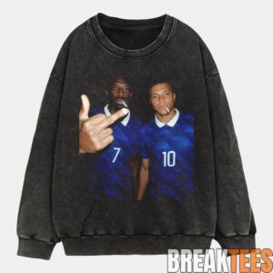 France National Team Mbapp x Dembele Drunk Smoke Tee 4