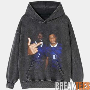 France National Team Mbapp x Dembele Drunk Smoke Tee 5