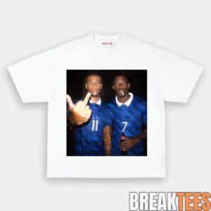 France National Team Olise x Dembele Drunk Smoke Tee 2 France National Team Olise x Dembele Drunk Smoke Tee 2