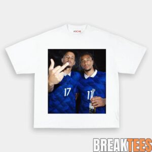 France National Team Olise x Saliba Drunk Smoke Tee 2