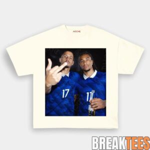 France National Team Olise x Saliba Drunk Smoke Tee 3