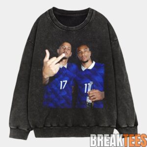 France National Team Olise x Saliba Drunk Smoke Tee 4
