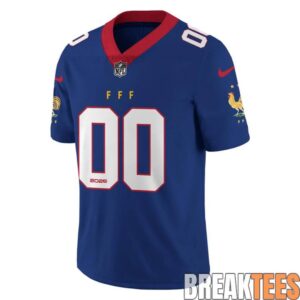France National Team x NFL Road Custom Football Jersey 1
