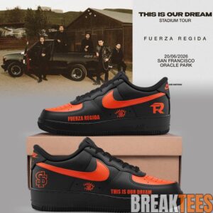 Fuerza Regida This Is Our Dream Stadium Tour 2026 At Petco Park AF1 Shoes