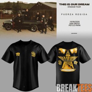 Fuerza Regida This Is Our Dream Stadium Tour 2026 At Petco Park Jersey 1