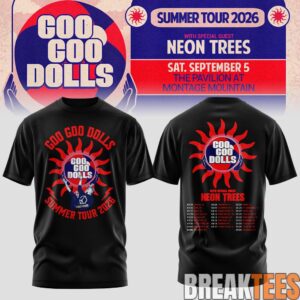 Goo Goo Dolls Summer 2026 North American Tour Limited T-Shirt