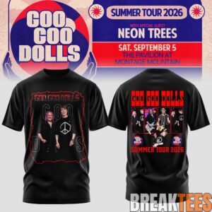 Goo Goo Dolls Summer 2026 North American Tour Limited T-Shirt 1