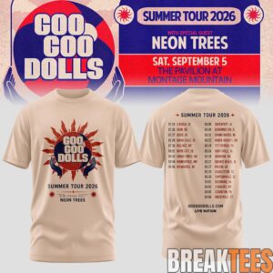 Goo Goo Dolls Summer 2026 North American Tour Limited T-Shirt 2