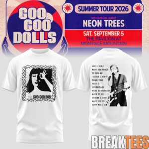 Goo Goo Dolls Summer 2026 North American Tour Limited T-Shirt 3
