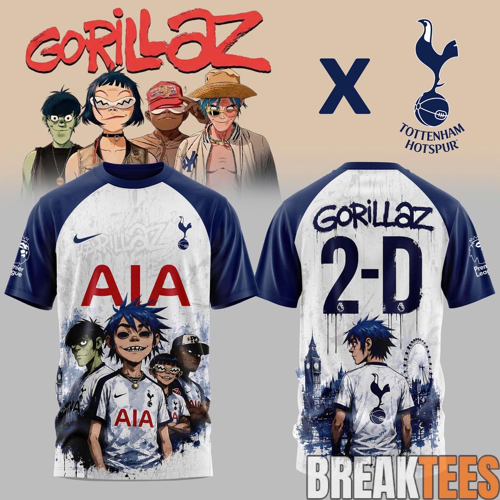 Gorillaz x Tottenham Hotspur Stadium 2026 Edition Shirt Gorillaz x Tottenham Hotspur Stadium 2026 Edition Shirt