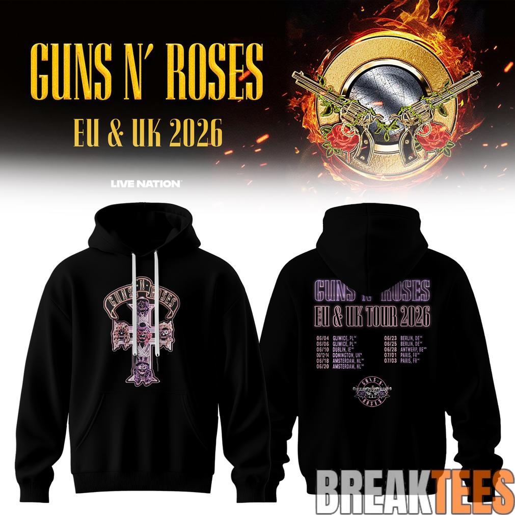 Guns N’ Roses World Tour 2026 Limited Hoodie Guns N’ Roses World Tour 2026 Limited Hoodie