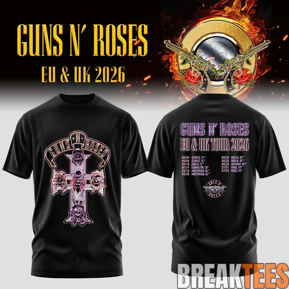 Guns N’ Roses World Tour 2026 Limited Shirt Guns N’ Roses World Tour 2026 Limited Shirt