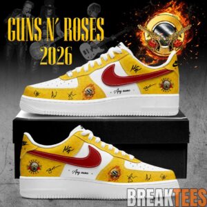 Guns N’ Roses World Tour 2026 Signature Custom AF1 Shoes 2