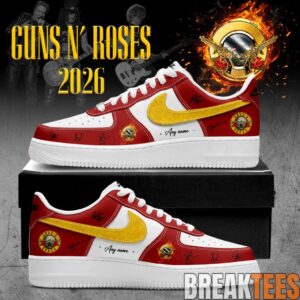 Guns N’ Roses World Tour 2026 Signature Custom AF1 Shoes 3