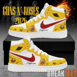 Guns N’ Roses World Tour 2026 Signature Custom AJ1 Shoes 2