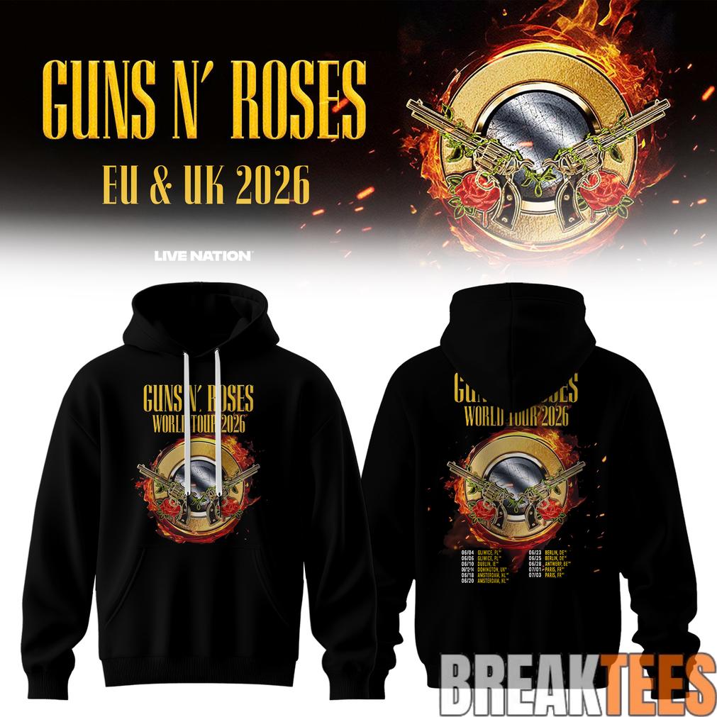 Guns N’ Roses World Tour 2026 Special Hoodie Guns N’ Roses World Tour 2026 Special Hoodie
